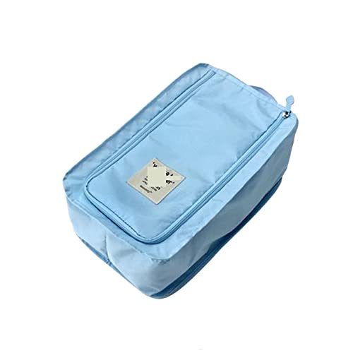 MOEIDO Schuhbeutel Travel Bag Shoe Sorting Pouch Multi Function Portable Bag Makeup Pouch Shoes Bag(Color:Blue) von MOEIDO