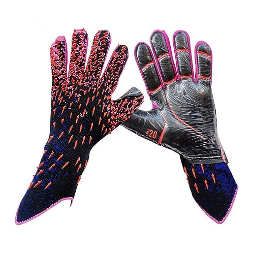 MOFIC Torwarthandschuhe Kinder,bietet hervorragenden Schutz mit abriebfesten,rutschfesten und handgelenkschützenden Eigenschaften Kinder Fußball Handschuhe (Größe 6, Rot) von MOFIC