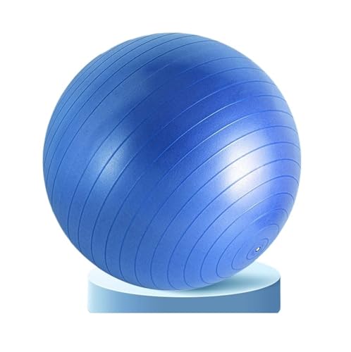 MOHUIED Gymnastikbälle 65 cm Übungsbälle Yoga Ball Pilates Fitness Balance Ball Gymnastik Frau Übung Fitness(Blue) von MOHUIED