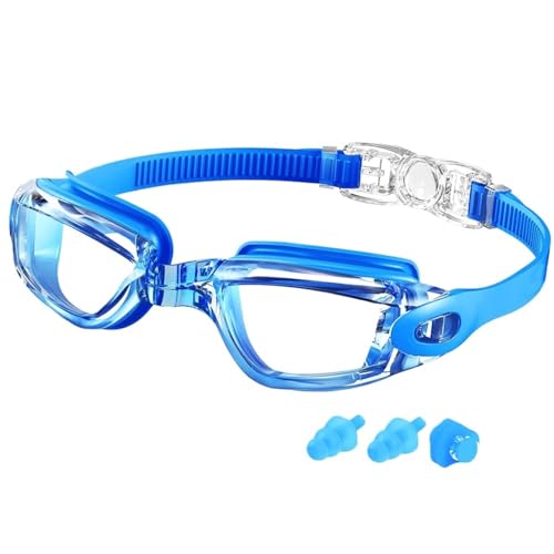 MOHUIED Schwimmbrillen Schwimmbrille, professionelle, wasserdichte Schwimmbrille, Antibeschlag- und UV-Schutz, kein Auslaufen, for Erwachsene, Männer, Frauen, Jugendliche(Sky Blue) von MOHUIED