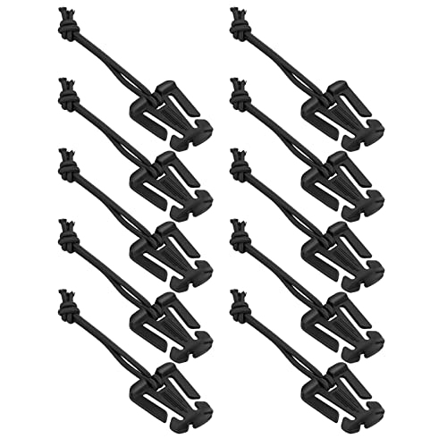 MOIDHSAG 10 Stück Zahnradhalter-Clips, elastische Schnalle, für Rucksäcke, Taschen von MOIDHSAG
