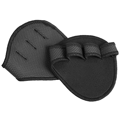 MOIDHSAG Klimmzug-Pads mit 4 Fingerschlaufen, schweißfeste Pads für Calisthenics und Powerlifting, Workout-Handschuh für Fitnessstudio von MOIDHSAG