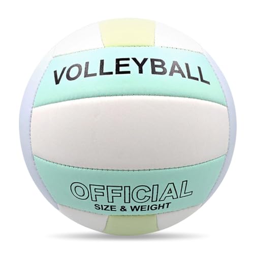 MOIDHSAG Weiche Beach-Volleybälle, verdickt, offizielle Größe 5, Sandsport, PU-Ball für drinnen und draußen, Pool, Fitnessstudio, Training von MOIDHSAG