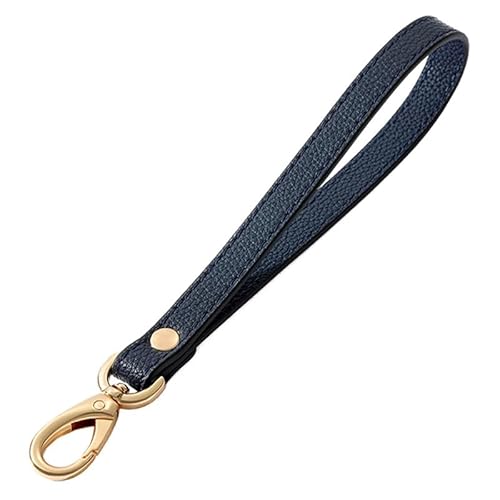 Geldbörse Gurt für Telefon Geldbörse Handschlaufe für Wristlet Wallet Bag Strap für Armband Geldbörse Handschlaufe Goldener Verschluss Dunkelblau von MOISTRI