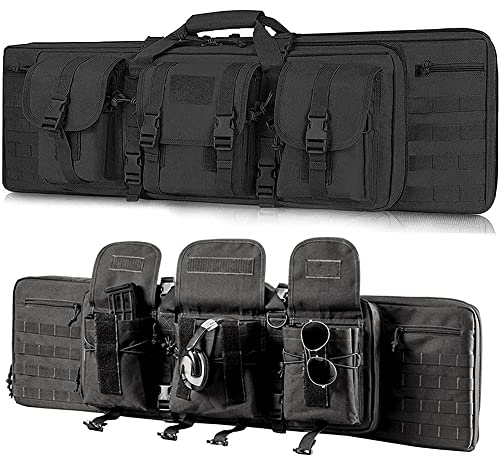 Gewehrtasche 2 Langwaffen, Gun Bag Futteral, Rifle Case Futteral, Weich Gepolstert Doppel Gewehr Tasche Gewehr Rucksack Gewehr Pistole Storage Case für die Jagd Schießen A,108cm Gewehrtasche 2 Langwaffen, Gun Bag Futteral, Rifle Case Futteral, Weich Gepolstert Doppel Gewehr Tasche Gewehr Rucksack Gewehr Pistole Storage Case für die Jagd Schießen A,108cm von MOLKKI