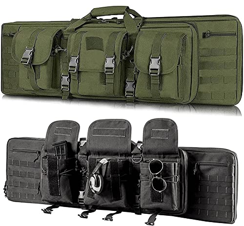 MOLKKI Gewehrtasche 2 Langwaffen, Gun Bag Futteral, Rifle Case Futteral, Weich Gepolstert Doppel Gewehr Tasche Gewehr Rucksack Gewehr Pistole Storage Case für die Jagd Schießen B,118cm MOLKKI Gewehrtasche 2 Langwaffen, Gun Bag Futteral, Rifle Case Futteral, Weich Gepolstert Doppel Gewehr Tasche Gewehr Rucksack Gewehr Pistole Storage Case für die Jagd Schießen B,118cm von MOLKKI