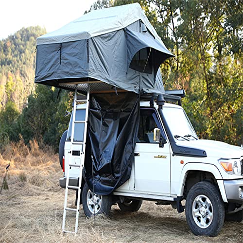 Auto-Hartschalen-Pop-Up-Zelt, geeignet für SUV, Outdoor-Camping, Reisen, UV-Schutzzelt mit Leiter und wasserdichtem Platz für 2 bis 5 Personen, Autodachzelt,A von MOLVUS