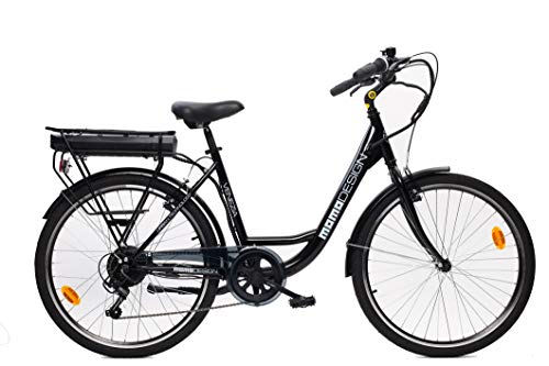 Momo Design Venezia - Elektrofahrrad mit Pedalunterstützung, Unisex, für Erwachsene, Schwarz, einzigartig Momo Design Venezia - Elektrofahrrad mit Pedalunterstützung, Unisex, für Erwachsene, Schwarz, einzigartig von MOMO Design