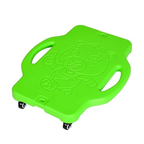 Kunststoff Rollbrett Kinder Sportspielzeug mit Rollen Scooter Balance Board Koordination Kindersport Big Bear grün von MONKEY GYM