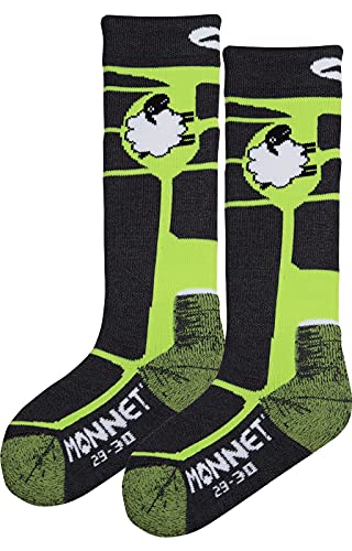 MONNET Wooly Socken Unisex, Unisex, Socken, 14810E, grün, 21 von MONNET