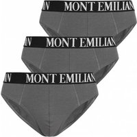 MONT EMILIAN "Avignon" Herren Slip 3er-Pack grau MONT EMILIAN "Avignon" Herren Slip 3er-Pack grau von MONT EMILIAN