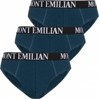 MONT EMILIAN "Avignon" Herren Slip 3er-Pack navy von MONT EMILIAN