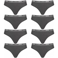 MONT EMILIAN "Colmar" Damen Tanga 8er-Pack dunkelgrau MONT EMILIAN "Colmar" Damen Tanga 8er-Pack dunkelgrau von MONT EMILIAN