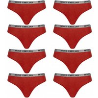 MONT EMILIAN "Colmar" Damen Tanga 8er-Pack rot MONT EMILIAN "Colmar" Damen Tanga 8er-Pack rot von MONT EMILIAN