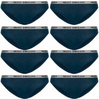 MONT EMILIAN "Grenoble" Damen Slip 8er-Pack blau von MONT EMILIAN