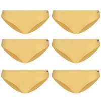 MONT EMILIAN "Lille" Damen Slip 6er-Pack gelb MONT EMILIAN "Lille" Damen Slip 6er-Pack gelb von MONT EMILIAN