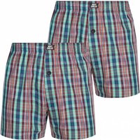 MONT EMILIAN "Nantes" Herren American Boxershorts 2er-Pack türkis/karo MONT EMILIAN "Nantes" Herren American Boxershorts 2er-Pack türkis/karo von MONT EMILIAN