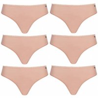 MONT EMILIAN "Nimes" Damen Tanga 6er-Pack rosa von MONT EMILIAN