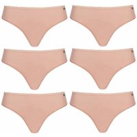 MONT EMILIAN "Nimes" Damen Tanga 6er-Pack rosa MONT EMILIAN "Nimes" Damen Tanga 6er-Pack rosa von MONT EMILIAN