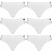 MONT EMILIAN "Nimes" Damen Tanga 6er-Pack weiß MONT EMILIAN "Nimes" Damen Tanga 6er-Pack weiß von MONT EMILIAN