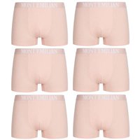 MONT EMILIAN "Rouen" Herren Boxershorts 6er-Pack rosa von MONT EMILIAN