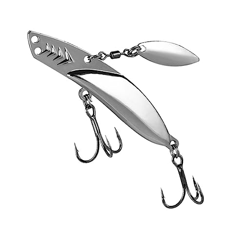 MOONDAME 10g 15g Minnow Angeln Köder Wobbler Angeln Harte Köder Swimbaits Boote Topwater Köder Für Forelle Walleye Angeln von MOONDAME