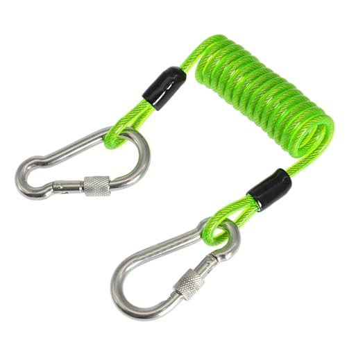 MOONDAME Scubas Divings Lanyard Schweres Edelstahl Feder Lanyard Mit Schnellverschluss Für Kameras Tauchlicht von MOONDAME