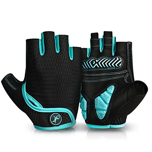MOREOK Fahrradhandschuhe für Herren Damen Sommer Radsporthandschuhe Halbfinger 5MM SBR Gel rutschfeste/stoßdämpfende Handschuhe für Mountainbike, Rennrad & Downhill-E-S MOREOK Fahrradhandschuhe für Herren Damen Sommer Radsporthandschuhe Halbfinger 5MM SBR Gel rutschfeste/stoßdämpfende Handschuhe für Mountainbike, Rennrad & Downhill-E-S von MOREOK
