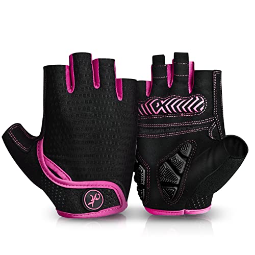 MOREOK Fahrradhandschuhe für Herren Damen Sommer Radsporthandschuhe Halbfinger 5MM SBR Gel rutschfeste/stoßdämpfende Handschuhe für Mountainbike, Rennrad & Downhill-P-S MOREOK Fahrradhandschuhe für Herren Damen Sommer Radsporthandschuhe Halbfinger 5MM SBR Gel rutschfeste/stoßdämpfende Handschuhe für Mountainbike, Rennrad & Downhill-P-S von MOREOK