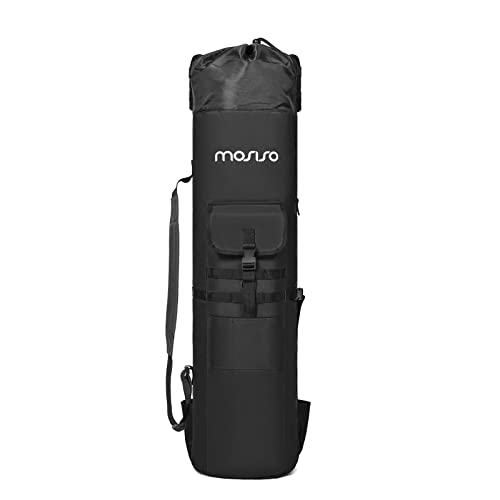 MOSISO Angelrutentasche, Angelrutenhalter, Wasserdicht Langlebig Große Kapazität Angelausrüstung Organizer Reisetasche Schultertasche Aufbewahrungstasche mit 5 Angelruten, Schwarz MOSISO Angelrutentasche, Angelrutenhalter, Wasserdicht Langlebig Große Kapazität Angelausrüstung Organizer Reisetasche Schultertasche Aufbewahrungstasche mit 5 Angelruten, Schwarz von MOSISO