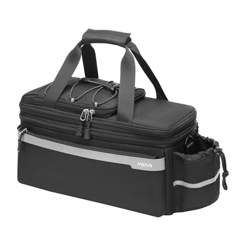 MOSISO Fahrrad Kamera Rack Tasche mit Regenschutz, Wasserdicht Rücksitz Satteltasche Lagerung Kofferraumtasche mit Ausbaufähig Kapazität 11-12,6L, Radsport Gepäcktasche mit Schulterriemen, Schwarz MOSISO Fahrrad Kamera Rack Tasche mit Regenschutz, Wasserdicht Rücksitz Satteltasche Lagerung Kofferraumtasche mit Ausbaufähig Kapazität 11-12,6L, Radsport Gepäcktasche mit Schulterriemen, Schwarz von MOSISO