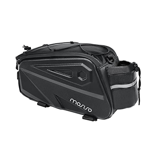 MOSISO Fahrradtasche,wasserdichte Fahrradgepäckträgertasche Fahrrad Kofferraumtasche,14L Eva Berg Fahrrad Rücksitz Tasche Lagerung Sattel Umhängetasch Radsport Gepäcktasche mit Schultergurt,Schwarz MOSISO Fahrradtasche,wasserdichte Fahrradgepäckträgertasche Fahrrad Kofferraumtasche,14L Eva Berg Fahrrad Rücksitz Tasche Lagerung Sattel Umhängetasch Radsport Gepäcktasche mit Schultergurt,Schwarz von MOSISO