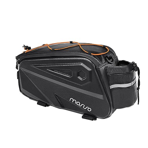MOSISO Fahrradtasche,wasserdichte Fahrradgepäckträgertasche Fahrrad Kofferraumtasche,14L Eva Berg Fahrrad Rücksitz Tasche Lagerung Sattel Umhängetasch Radsport Gepäcktasche mit Schultergurt,Orange MOSISO Fahrradtasche,wasserdichte Fahrradgepäckträgertasche Fahrrad Kofferraumtasche,14L Eva Berg Fahrrad Rücksitz Tasche Lagerung Sattel Umhängetasch Radsport Gepäcktasche mit Schultergurt,Orange von MOSISO
