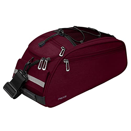 MOSISO Fahrradtasche Gepäckträgertasche,Wasserdichter Fahrrad Koffer Rücksitztasche Radfahren Fahrradträger Rücksitz Gepäckaufbewahrung Sattel Umhängetasche, Weinrot MOSISO Fahrradtasche Gepäckträgertasche,Wasserdichter Fahrrad Koffer Rücksitztasche Radfahren Fahrradträger Rücksitz Gepäckaufbewahrung Sattel Umhängetasche, Weinrot von MOSISO