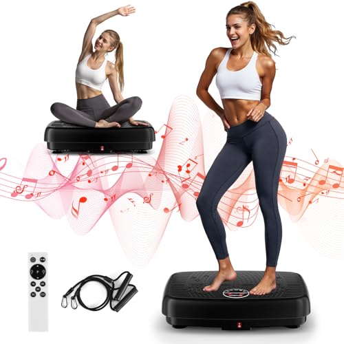 MOSUNY Vibrationsplatte, 2025 Verbesserte Vibrationsplatte mit Doppelmotoren für Abnehmen, Ganzkörpertraining, Muskelaufbau - Massagegerät, 450 LBS Kapazität Vibrationsplatte für Home Workout MOSUNY Vibrationsplatte, 2025 Verbesserte Vibrationsplatte mit Doppelmotoren für Abnehmen, Ganzkörpertraining, Muskelaufbau - Massagegerät, 450 LBS Kapazität Vibrationsplatte für Home Workout von MOSUNY