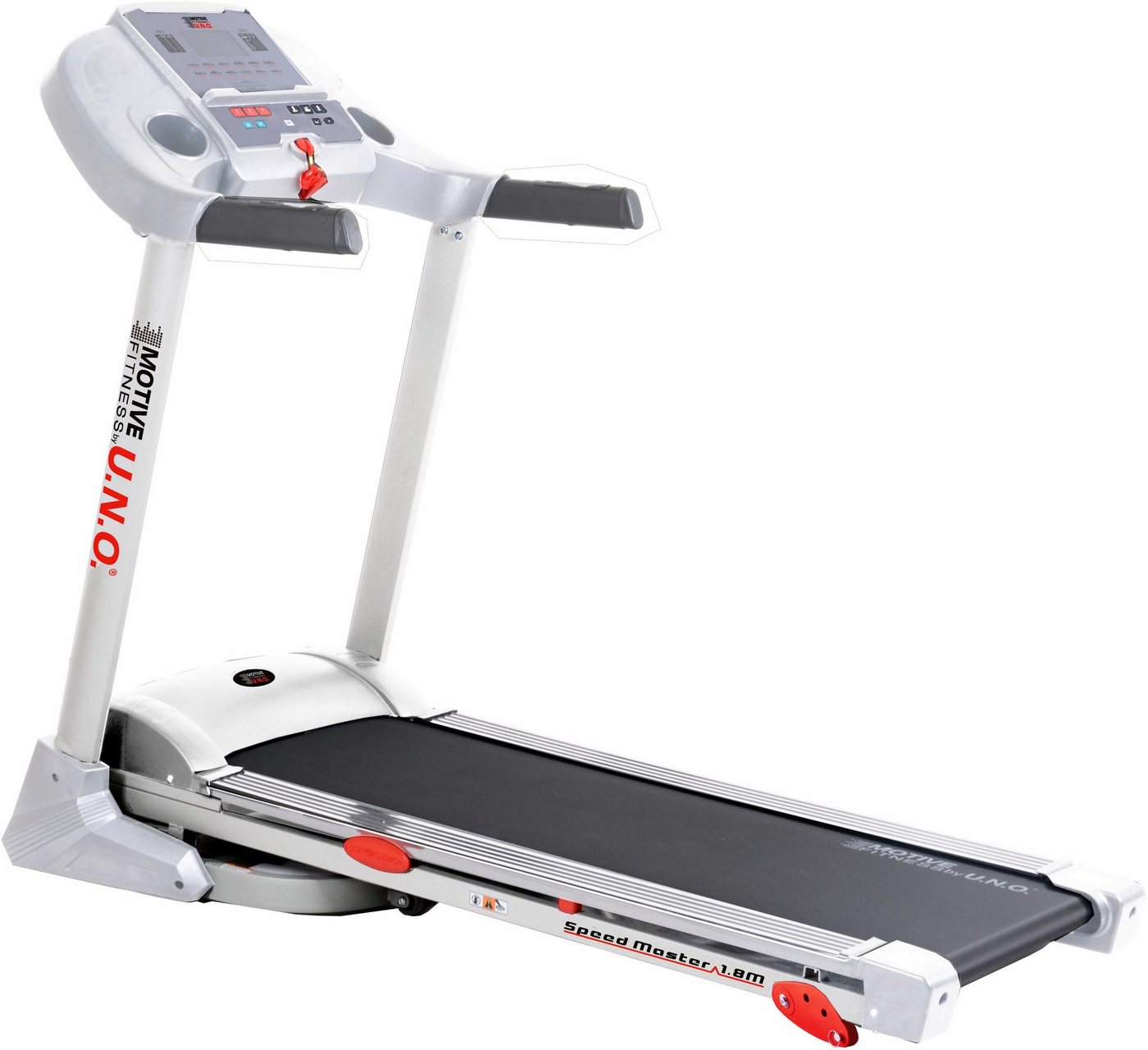 MOTIVE FITNESS by U.N.O. Laufband Speed Master 1.8 M (mit/ohne Unterlegmatte) (Multifunktions-LCD-Display), bis max. 18 km/h, klappbar MOTIVE FITNESS by U.N.O. Laufband Speed Master 1.8 M (mit/ohne Unterlegmatte) (Multifunktions-LCD-Display), bis max. 18 km/h, klappbar von MOTIVE FITNESS by U.N.O.