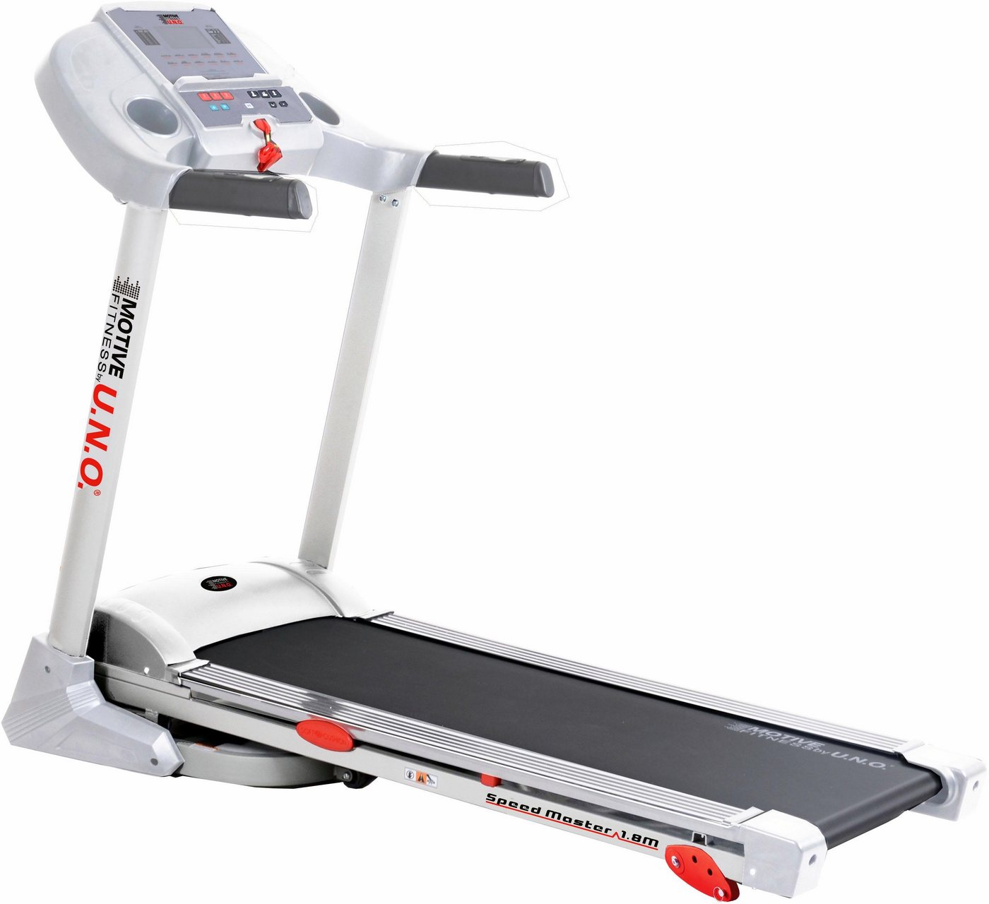 MOTIVE FITNESS by U.N.O. Laufband Speed Master 1.8 M, mit Höchstgeschwindigkeit 18 km/h und Multifunktions-LCD-Display von MOTIVE FITNESS by U.N.O.