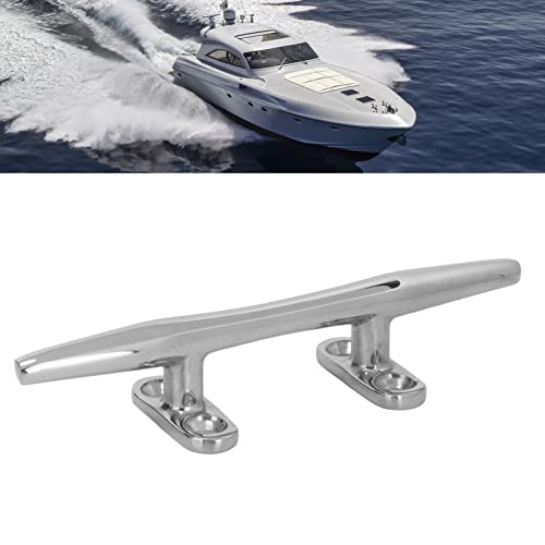 MOUMOUTEN Klampe mit offener Basis – 316 Edelstahl, hochglanzpolierte Marine-Bootsklampe, Wasserrad-Klampe, Pier-Klampe für Kajaks, Motorboote (10) von MOUMOUTEN