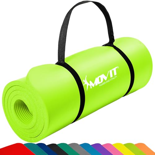 MOVIT Gymnastikmatte, hautfreundlich und phthalatfrei, in 3 Größen und 12 Farben - Auswahl: 183cm x 60cm x 1,0 cm in hellgrün MOVIT Gymnastikmatte, hautfreundlich und phthalatfrei, in 3 Größen und 12 Farben - Auswahl: 183cm x 60cm x 1,0 cm in hellgrün von MOVIT