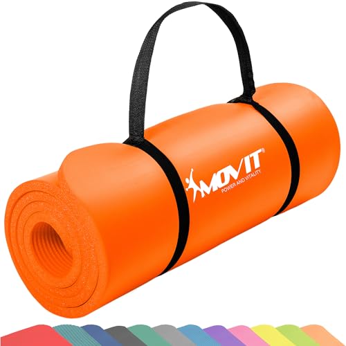 MOVIT Gymnastikmatte, hautfreundlich und phthalatfrei, in 3 Größen und 12 Farben - Auswahl: 190cm x 60cm x 1,5cm in orange MOVIT Gymnastikmatte, hautfreundlich und phthalatfrei, in 3 Größen und 12 Farben - Auswahl: 190cm x 60cm x 1,5cm in orange von MOVIT