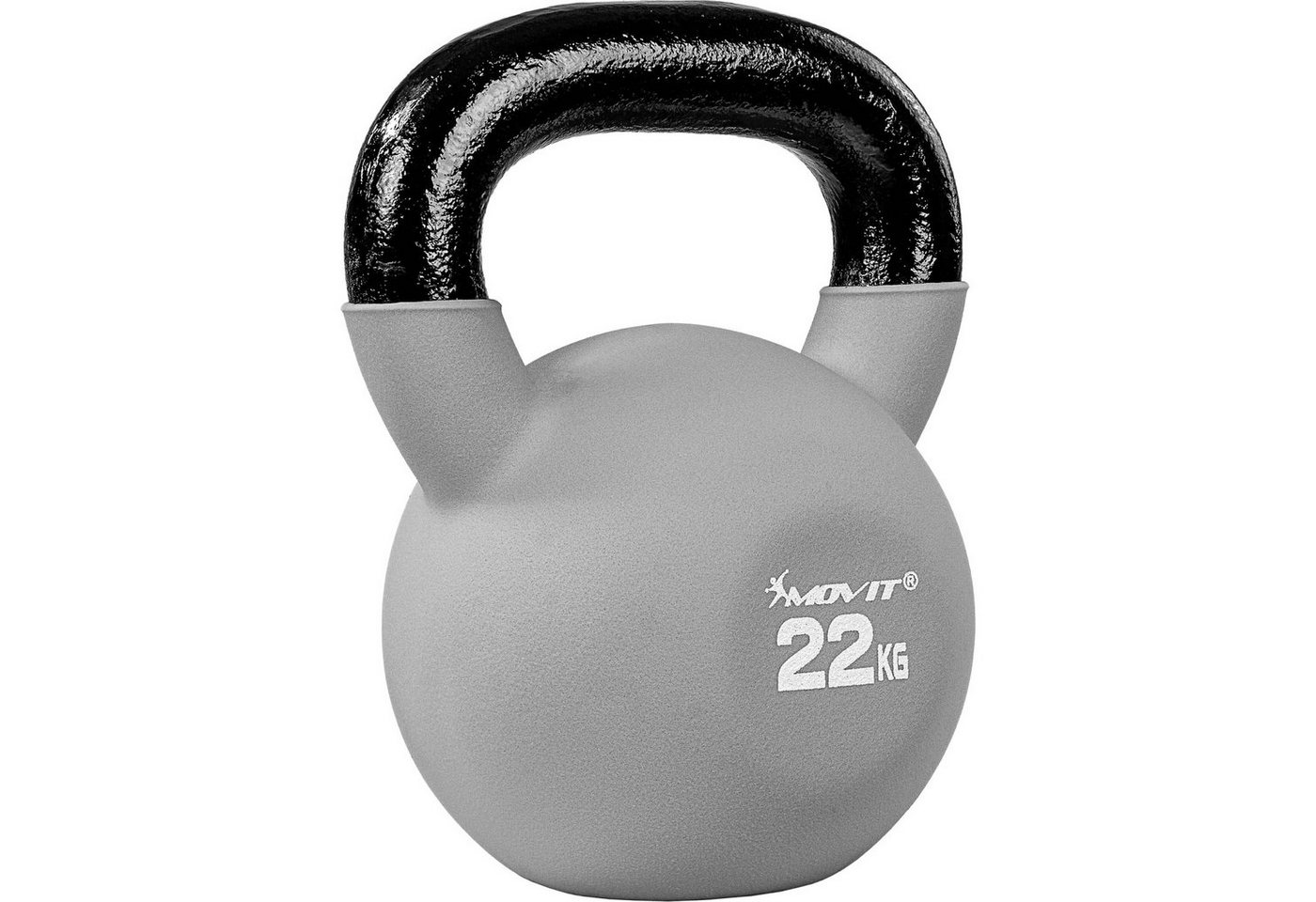 MOVIT Kettlebell Kettlebell PRO, Kugelhantel aus Gusseisen, (Schwunghantel, Trainingsgewicht), Gusseisen von MOVIT