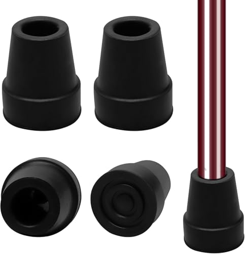 4 Stück Gummipuffer für Wanderstöcke, 19mm Gehstock Gummispitzen, Krücken Gummi, Gummispitzen für Wanderstöcke, Ersatz Gummi Puffer 4 Stück Gummipuffer für Wanderstöcke, 19mm Gehstock Gummispitzen, Krücken Gummi, Gummispitzen für Wanderstöcke, Ersatz Gummi Puffer von MOVKZACV