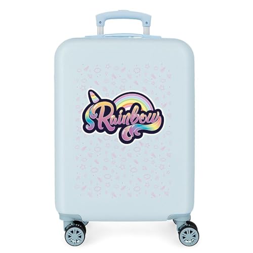 Enso Rainbow Kabinenkoffer Blau 37x55x20 cms Hartschalen ABS Kombinationsschloss 34L 2,6Kgs 4 Doppelräder Handgepäck Enso Rainbow Kabinenkoffer Blau 37x55x20 cms Hartschalen ABS Kombinationsschloss 34L 2,6Kgs 4 Doppelräder Handgepäck von MOVOM