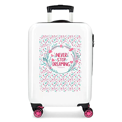 Enso Never Stop Kabinenkoffer Rosa 38x55x20 cms Hartschalen ABS Kombinationsschloss 34L 2,6Kgs 4 Doppelräder Handgepäck Enso Never Stop Kabinenkoffer Rosa 38x55x20 cms Hartschalen ABS Kombinationsschloss 34L 2,6Kgs 4 Doppelräder Handgepäck von MOVOM
