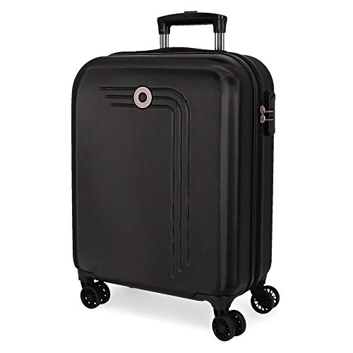 Movom Riga Kabinenkoffer Schwarz 40x55x20 cms Hartschalen ABS Kombinationsschloss 37L 2,8Kgs 4 Doppelräder Handgepäck Movom Riga Kabinenkoffer Schwarz 40x55x20 cms Hartschalen ABS Kombinationsschloss 37L 2,8Kgs 4 Doppelräder Handgepäck von MOVOM