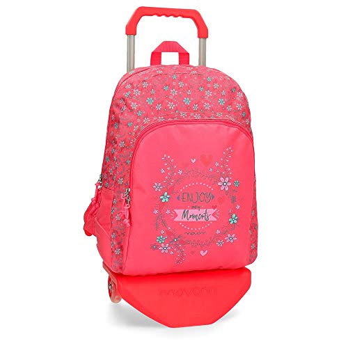 Movom Enjoy Rucksack mit Trolley Rosa 33x44x13,5 cms Polyester 19.6L Movom Enjoy Rucksack mit Trolley Rosa 33x44x13,5 cms Polyester 19.6L von MOVOM