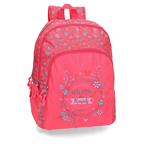 Movom Enjoy Doppelfach-Rucksack An Trolley anpassbar Rosa 33x44x13,5 cms Polyester 19.6L Movom Enjoy Doppelfach-Rucksack An Trolley anpassbar Rosa 33x44x13,5 cms Polyester 19.6L von MOVOM