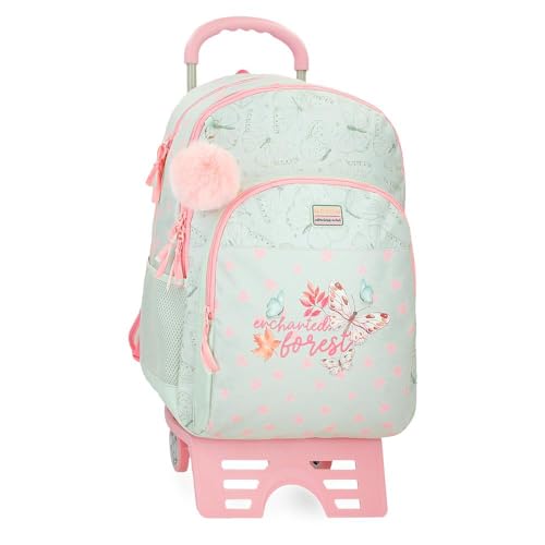 Movom Enchanted Forest Schulrucksack mit Trolley, grün, 33 x 46 x 17 cm, Polyester, 25,81 l, grün, 33x46x17 cms, Schulrucksack mit Trolley Movom Enchanted Forest Schulrucksack mit Trolley, grün, 33 x 46 x 17 cm, Polyester, 25,81 l, grün, 33x46x17 cms, Schulrucksack mit Trolley von MOVOM