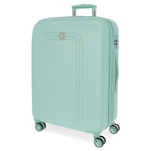 MOVOM Riga Großer Koffer, Türkis, 56 x 80 x 29 cm, starr, ABS, Verschluss TSA 91L, 4,7 kg, 4 Doppelrollen, grün, Talla única, Großer Koffer MOVOM Riga Großer Koffer, Türkis, 56 x 80 x 29 cm, starr, ABS, Verschluss TSA 91L, 4,7 kg, 4 Doppelrollen, grün, Talla única, Großer Koffer von MOVOM