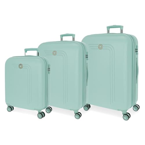 MOVOM Riga Koffer-Set, Blau, 55/70/80 cm, starr, ABS, Verschluss TSA 217L, 10,88 kg, 4 Doppelrollen, Handgepäck, blau, Talla única, Koffer Set MOVOM Riga Koffer-Set, Blau, 55/70/80 cm, starr, ABS, Verschluss TSA 217L, 10,88 kg, 4 Doppelrollen, Handgepäck, blau, Talla única, Koffer Set von MOVOM
